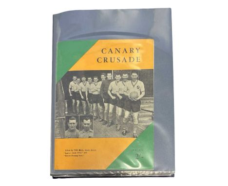 A folder containing mostly Norwich City Big Match Specials matchday programmes, to include: Norwich City v Manchester United 