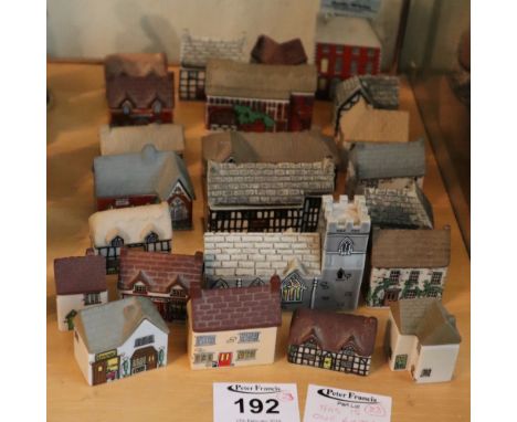 Collection of Wade china miniature buildings, various. (23)(B.P. 24% incl. VAT)