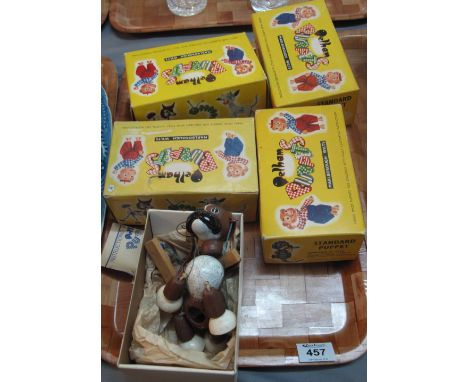 Four vintage boxed Pelham puppets to include; Bengo and Cats. (4)(B.P. 24% incl. VAT)  CONDITION REPORT: In general, all pupp
