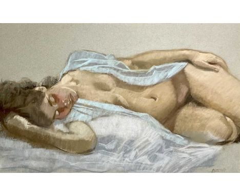 Ken SYMONDS (1927-2010)Model Resting (Val)PastelSignedInscribed to verso39 x 63cmCondition report: This has not been examined