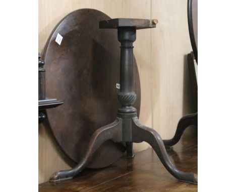 A George III mahogany tripod table W.73cm