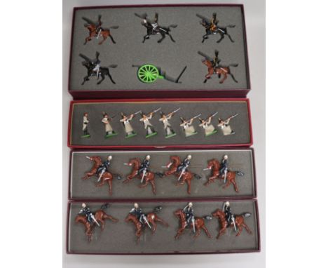 A quantity of Britains Crimean war series toy soldiers and the charge of the light brigade etc (4 boxes)