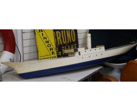 A model of a steam boat 'St Christopher'
