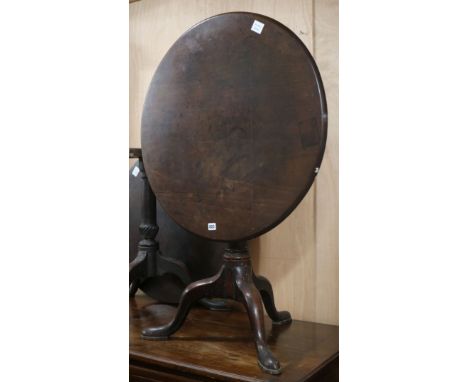 A George II mahogany tripod table W.75cm