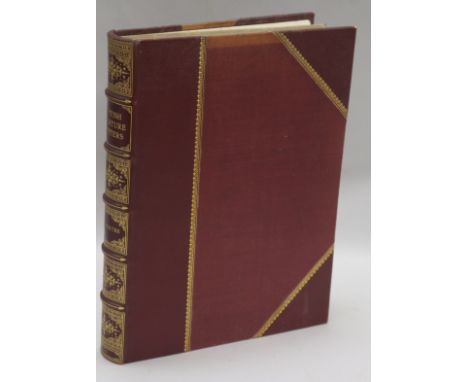 Foster, Joshua James - British Miniature Painters and Their Works, quarto, 1 of 125, large paper copies, contemporary half mo