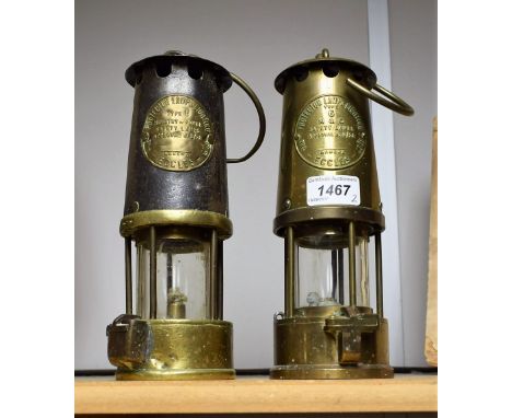 An Eccles miners lamp; another, similar (2)