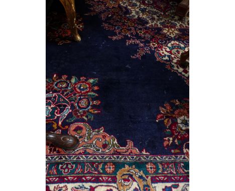 A PERSIAN TABRIZ CARPET. 402 X 300CM