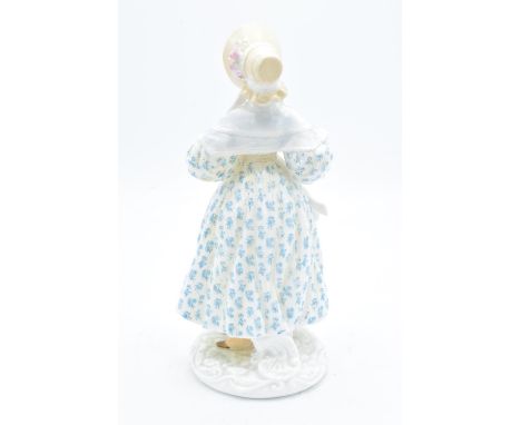 Royal Worcester lady figure The Victoria and Albert Museum 1830: The Romantic, number 4029 of 9500. In good condition with no