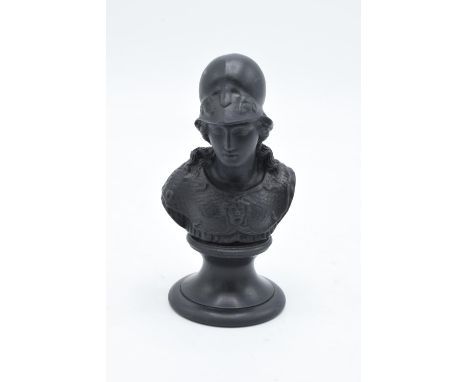 An early 20th century Wedgwood Black Basalt bust depicting Minerva or a similar Roman God/Goddess. An unusual item which isn'