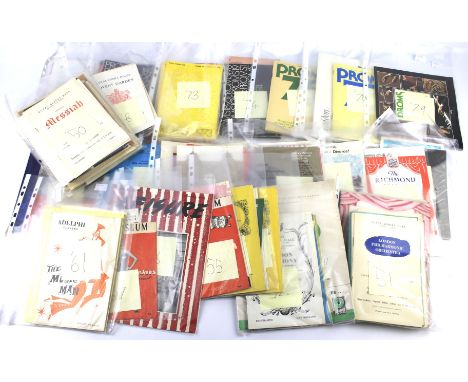 A collection of assorted West End theatre programmes and London concert halls. Ranging from 1948-1979. Approx 187 items inclu