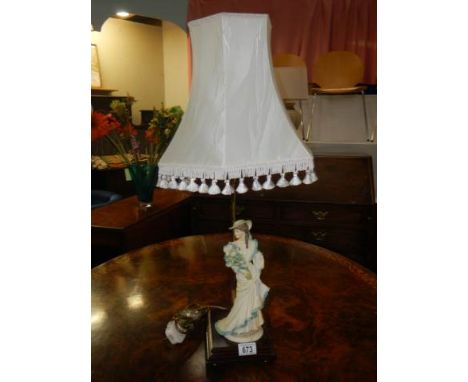 A modern figural table lamp, COLLECT ONLY.