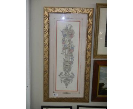 An early pencil sketch of Chloris the Goddess of Flowers, COLLECT ONLY.