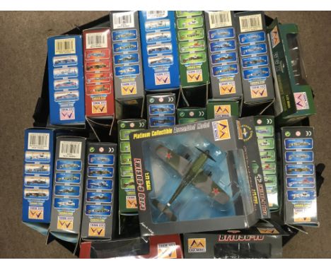 A collection of model plastic planes