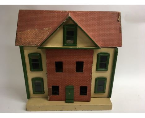 A vintage 1940s dolls house.Approx 51x55cm
