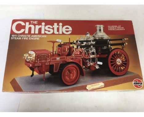 A boxed Airfix Christie 1911 American steam fire engine