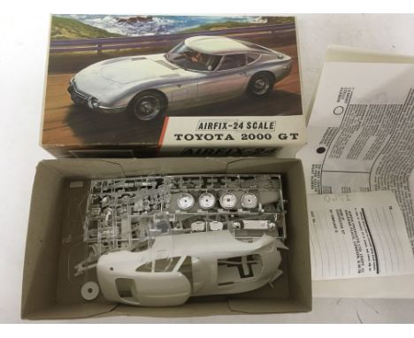 A boxed Airfix 1/24 scale Toyota GT 2000 plastic kit