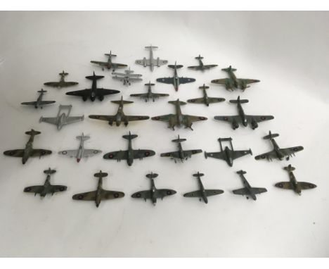 A collection of 25 unboxed Helmet model aircraft