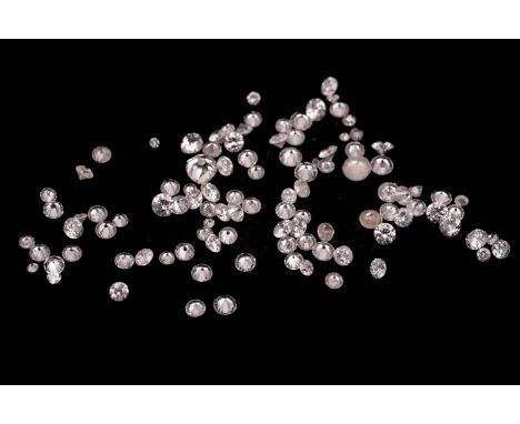 4.09ct Melee parcel of loose diamonds various cuts including round brilliant cuts, old cuts, point cut.Please note these diam