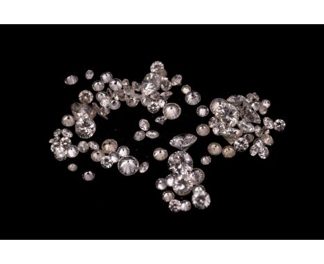 2.02ct Melee parcel of loose diamonds mainly round brilliant cuts.Please note these diamonds have come from set jewellery and