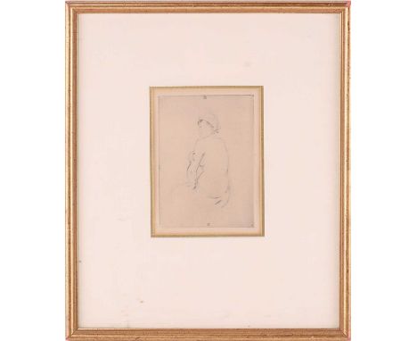 Berthe Morisot (1841 - 1895) 'Nu de Dos', drypoint engraving, plate 13.5cm x 10cm
