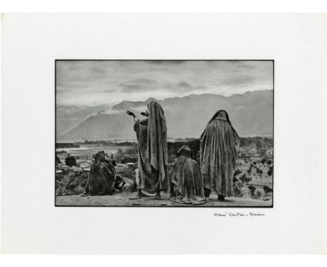 Henri Cartier-Bresson (French, 1908 - 2004). "Srinagar, Kashmir". Original photogravure. 1948. Printed 1979. Stamped with the