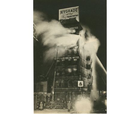 Weegee [arthur h. fellig] (Ukranian/American, 1899-1968). "Simply Add Boiling Water". Original vintage photogravure. 1937. Pr