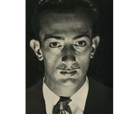 Man Ray (American, 1890 - 1976). "Salvador Dali". Original vintage photogravure. c1934. Printed 1934. Stamped with the photog