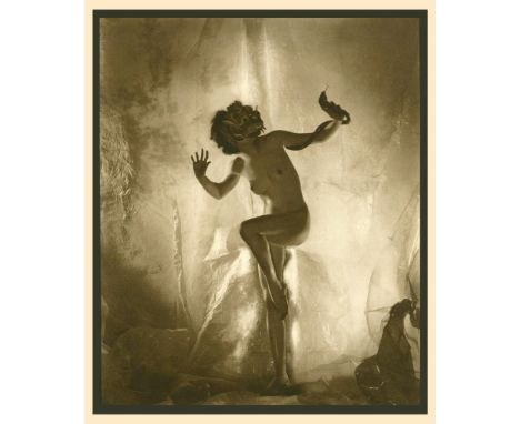 Walter Bird (British, 1903 - 1969). "Devil Dance". Original vintage photoetching. 1938. Printed 1938. Signature stamp, verso.