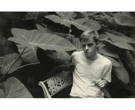 Henri Cartier-Bresson (French, 1908 - 2004). "Truman Capote". Original vintage photogravure. 1947. Printed 1953. Stamped with