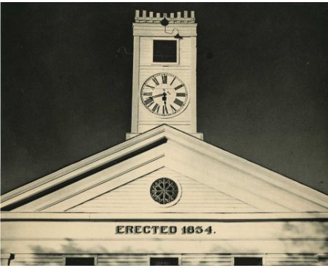 Ansel Adams (American, 1902-1984). "The Courthouse, Mariposa, California". Original vintage photogravure. 1935. Printed 1935.