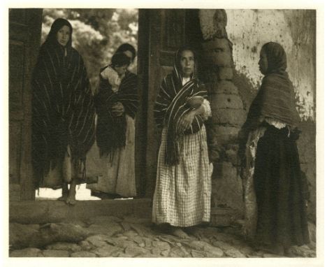 Paul Strand (American, 1890 - 1976). "Women of Santa Anna, Michoacan [Mexico]". Original photogravure. 1933. Printed 1967. St