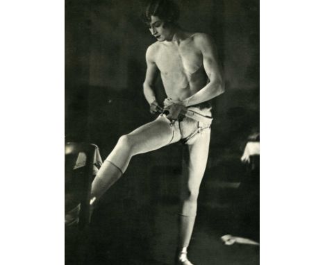 Man Ray (American, 1890 - 1976). "Barbette, the Transvestite, Dressing". Original vintage photogravure. 1926. Printed 1934. S