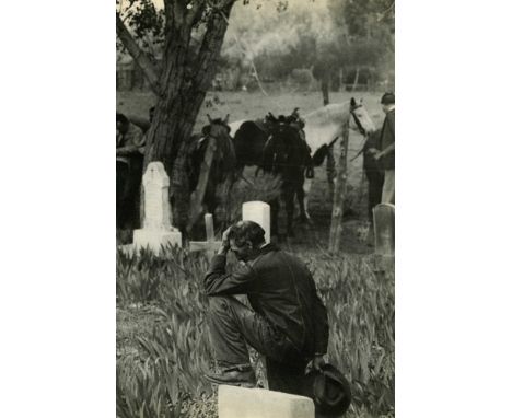 Henri Cartier-Bresson (French, 1908 - 2004). "Taos, New Mexico". Original vintage photogravure. 1947. Printed 1953. Stamped w