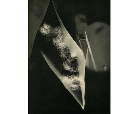 Man Ray (American, 1890 - 1976). "Rayograph - 090". Original vintage photogravure. c1920-1928. Printed 1934. Stamped with the