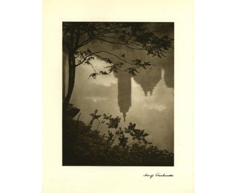 Adolf Fassbender (German/American, 1884 - 1980). "City Symphony [New York City]". Original vintage photogravure. c1937. Print