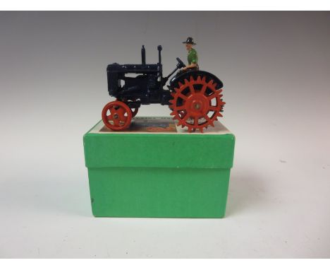 A boxed Britains Fordson Major Tractor with spudded metal wheels