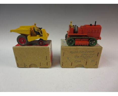 A boxed Dinky Supertoys No.562 Dumper Truck and a boxed Dinky Supertoys No.563 Heavy Tractor