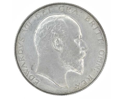 King Edward VII, Halfcrown, 1902, Matt Proof. King Edward VII, Halfcrown, 1902, Matt Proof, Bare head r. R. Crowned shield in