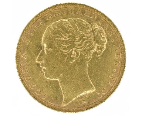 Queen Victoria, Sovereign, 1886, Melbourne Mint. Queen Victoria, Sovereign, 1886, Second head l. WW complete on broad truncat