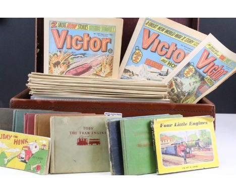 A collection of vintage children's comics to include Beanos and Victor examples together with a selection of vintage Thomas t