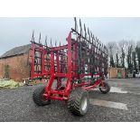 2017 Sumo Strake S12 High Speed Straw Rake, S/No. AG251, 160 Tungsten Tipped Tines, Hydraulic