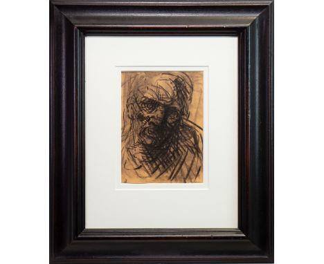 * PETER HOWSON OBE (SCOTTISH b 1958), HEAD B pastel on paper, signed 29cm x 21cm Mounted, framed and under glass