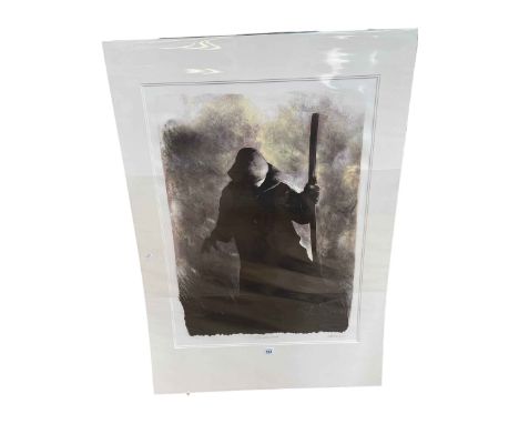Mackenzie Thorpe, The Shepherd Evolution Suite 1, limited edition stone and plate lithograph, signed, titled and numbered 16/
