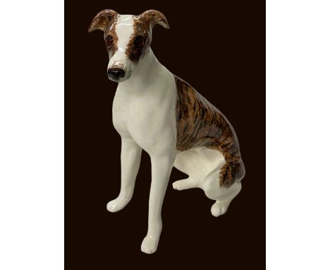 Winstanley pottery greyhound, size 8.
