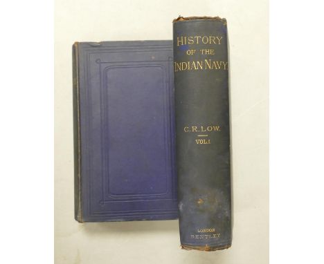 History of the Indian Navy CR Low in 2 volumes original First Edition 