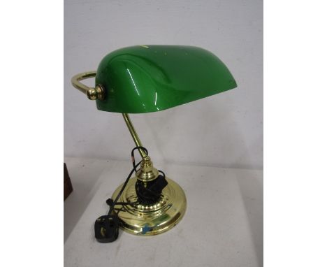 Repro bankers lamp ( paint on shade and base)