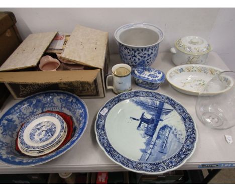 Planter, Spode,Poole, vintage ceramics, RAF tankard etc