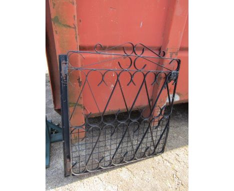 Wrought iron garden gate