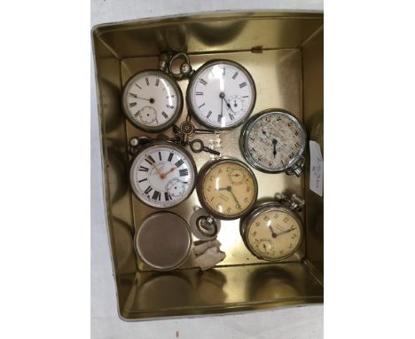 Six vintage pocket watches (A/F)