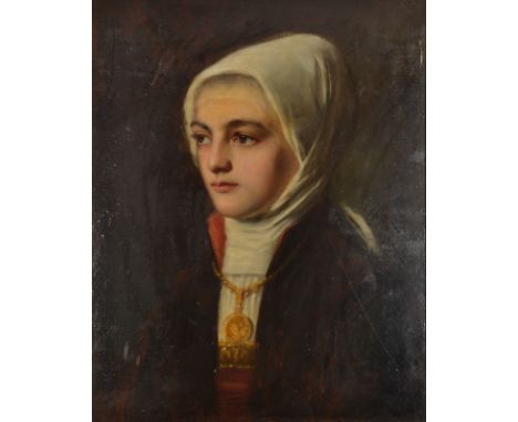 Portrait of a NunOil on board53 x 42cm